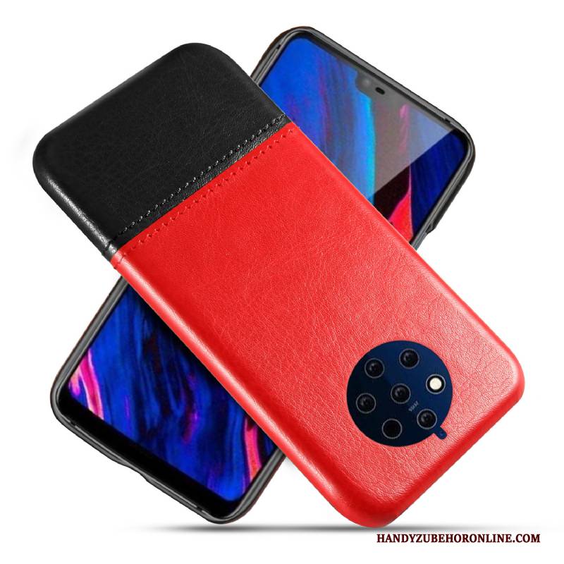 Hülle Nokia 9 Pureview Leder Anti-sturz Qualität, Case Nokia 9 Pureview Schutz Schwarz Pu