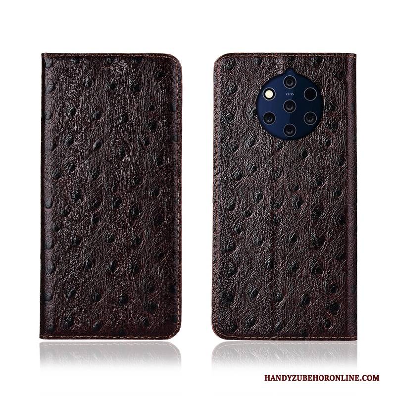 Hülle Nokia 9 Pureview Lederhülle Handyhüllen Muster, Case Nokia 9 Pureview Leder Neu Anti-sturz