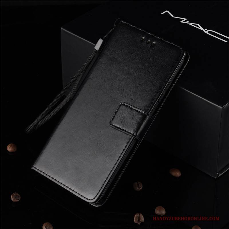 Hülle Nokia 9 Pureview Lederhülle Muster Schwarz, Case Nokia 9 Pureview Folio Karte Handyhüllen