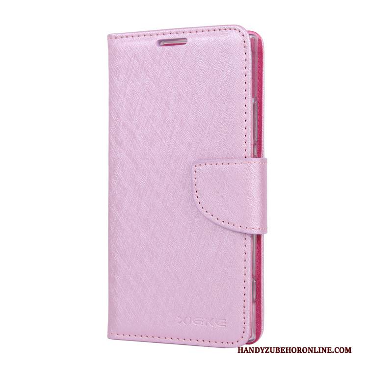 Hülle Nokia 9 Pureview Lederhülle Pu Monat, Case Nokia 9 Pureview Folio Handyhüllen Rosa