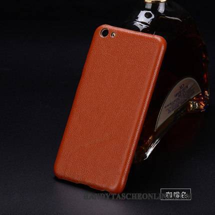 Hülle Redmi 5a Luxus Litchi Hintere Abdeckung, Case Redmi 5a Leder Rot Schwer