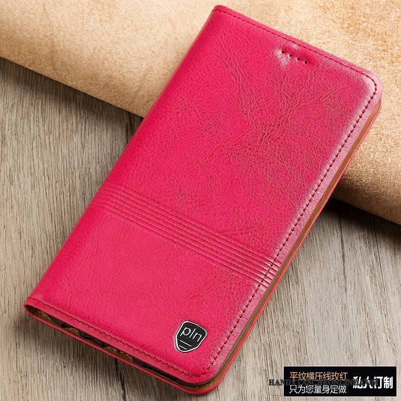 Hülle Redmi 5a Schutz Hoch Handyhüllen, Case Redmi 5a Leder Rot Mini