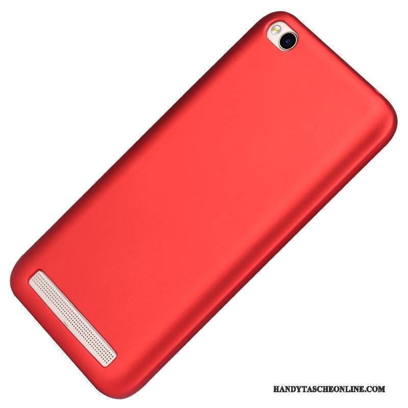 Hülle Redmi 5a Schutz Mini Anti-sturz, Case Redmi 5a Weiche Handyhüllen Rot