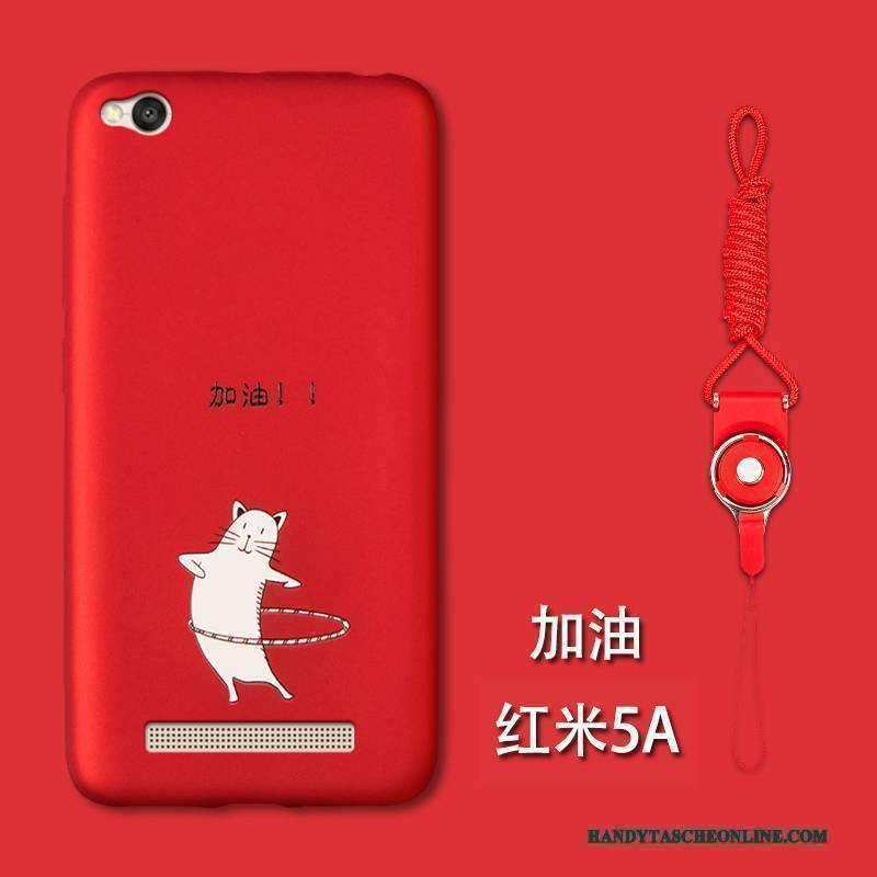 Hülle Redmi 5a Silikon Rot Grün, Case Redmi 5a Taschen Trend Persönlichkeit