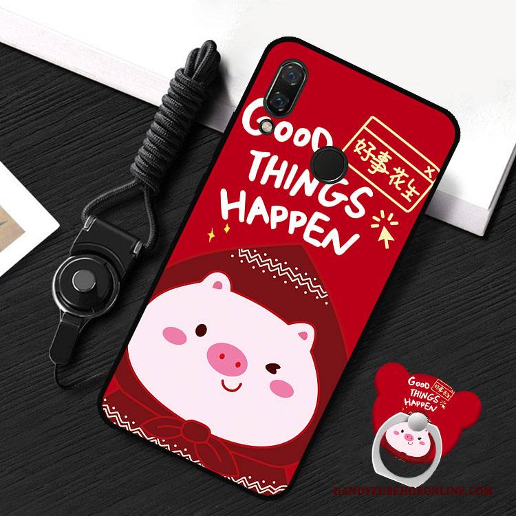 Hülle Redmi 7 Karikatur Trend Handyhüllen, Case Redmi 7 Schutz Hängende Verzierungen Persönlichkeit