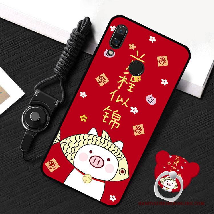 Hülle Redmi 7 Karikatur Trend Handyhüllen, Case Redmi 7 Schutz Hängende Verzierungen Persönlichkeit