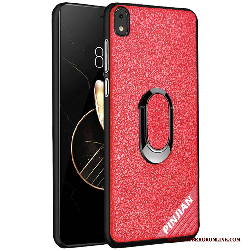 Hülle Redmi 7a Silikon Anti-sturz Muster, Case Redmi 7a Leder Handyhüllen Nubuck