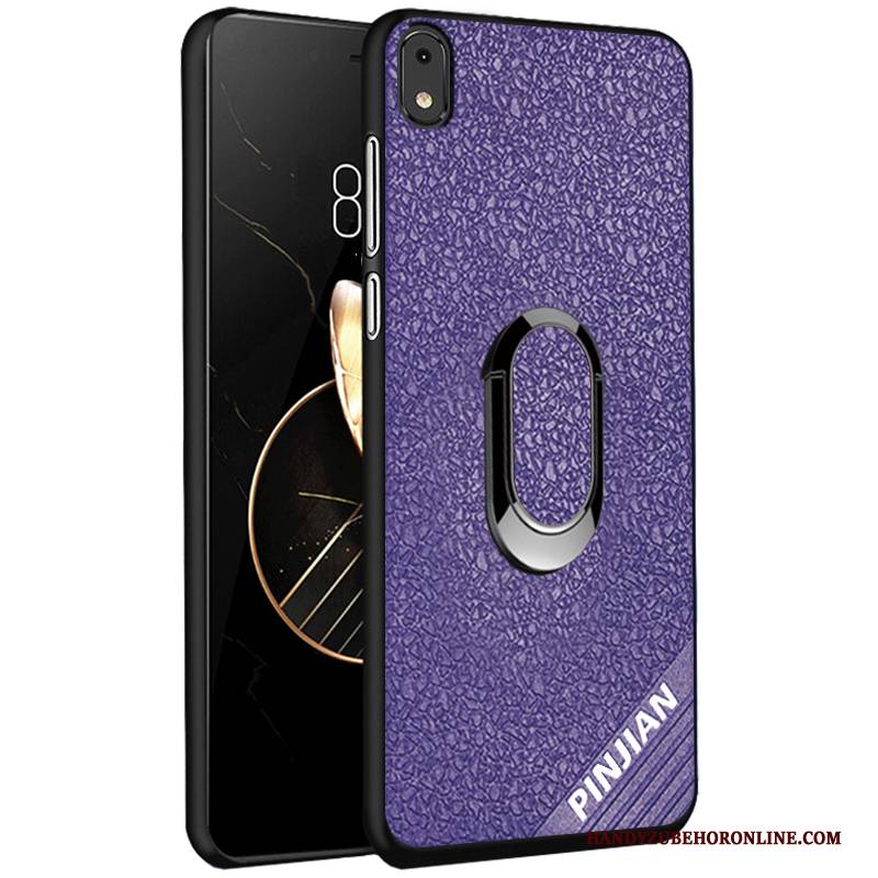 Hülle Redmi 7a Silikon Anti-sturz Muster, Case Redmi 7a Leder Handyhüllen Nubuck