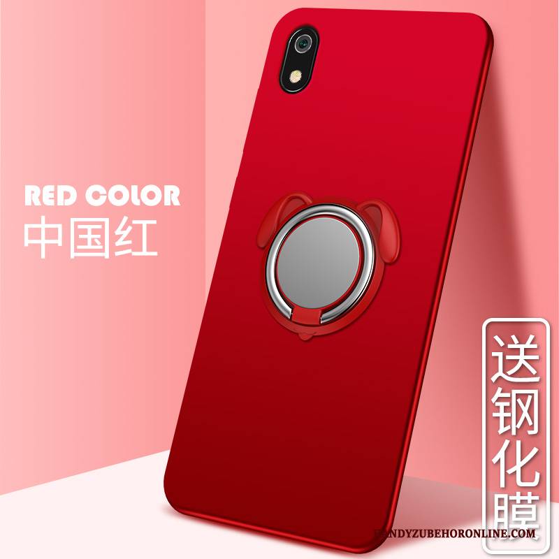 Hülle Redmi 7a Silikon Anti-sturz Trendmarke, Case Redmi 7a Halterung Nubuck Magnetismus