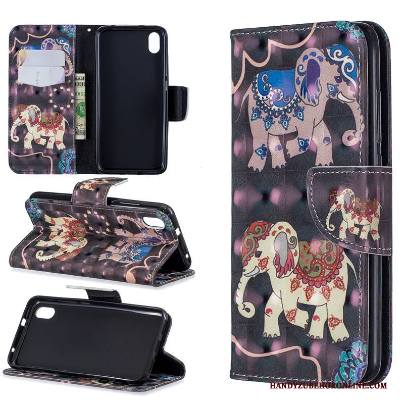 Hülle Redmi 7a Taschen Handyhüllen Mini, Case Redmi 7a Karikatur Anti-sturz Grün