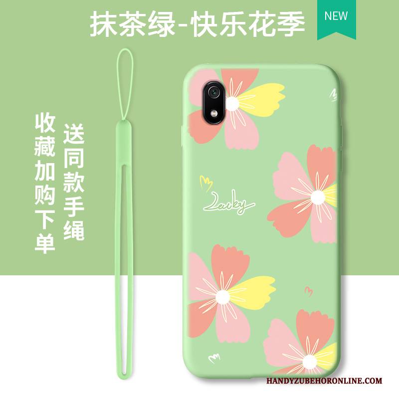 Hülle Redmi 7a Taschen Persönlichkeit Rosa, Case Redmi 7a Schutz Rot Trend