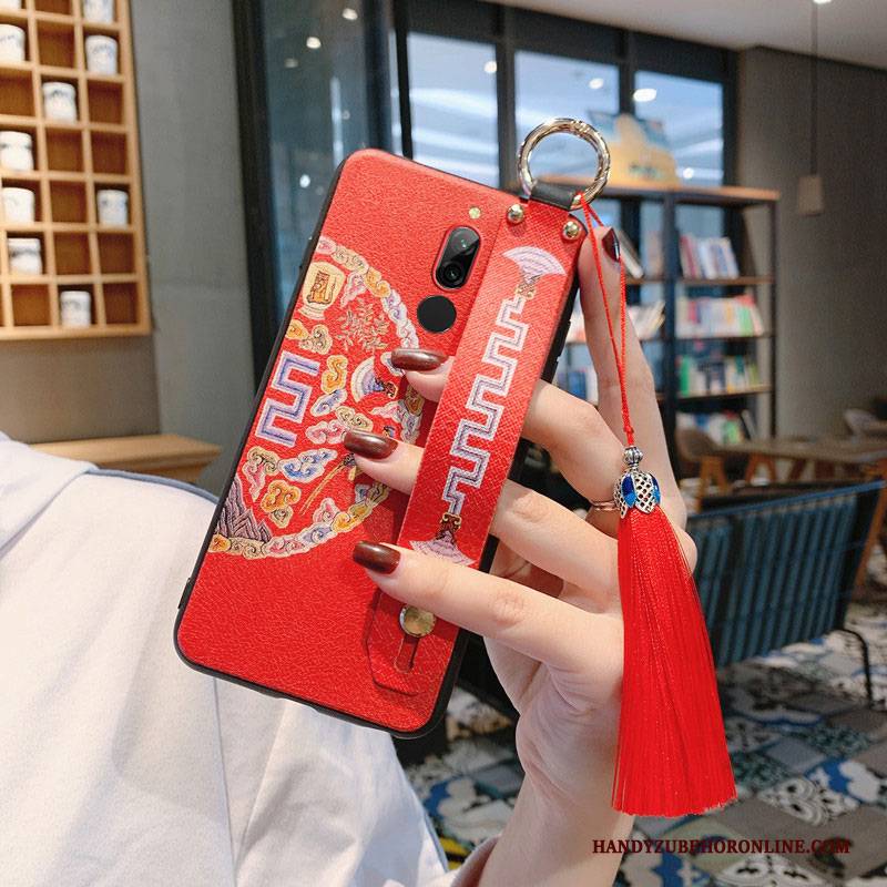 Hülle Redmi 8 Retro Chinesische Art Groß, Case Redmi 8 Taschen Grün Neu