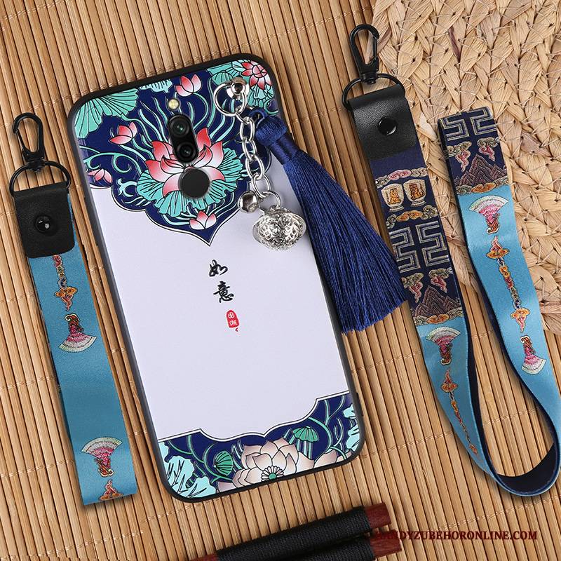 Hülle Redmi 8 Schutz Rosa Dünne, Case Redmi 8 Kreativ Mini Chinesische Art