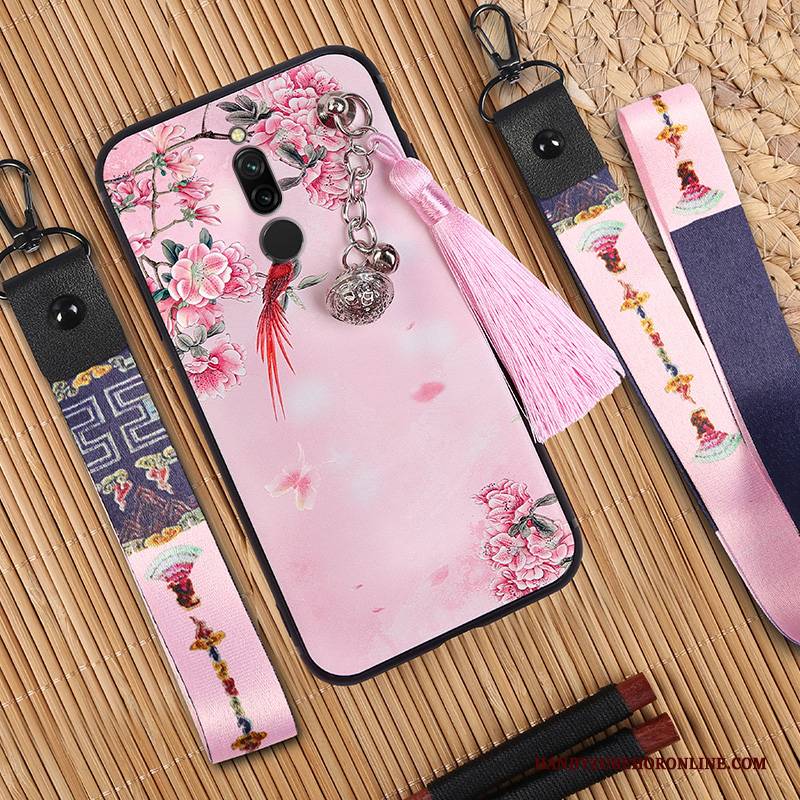 Hülle Redmi 8 Schutz Rosa Dünne, Case Redmi 8 Kreativ Mini Chinesische Art