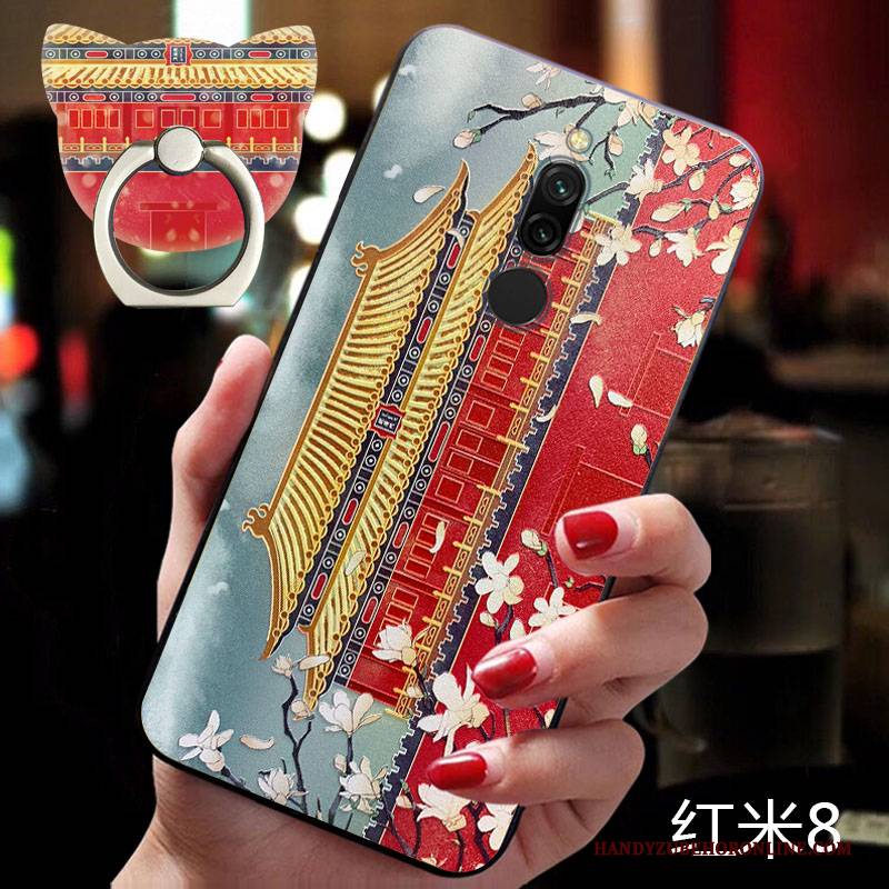 Hülle Redmi 8 Silikon Trend Wind, Case Redmi 8 Weiche Chinesische Art Mini