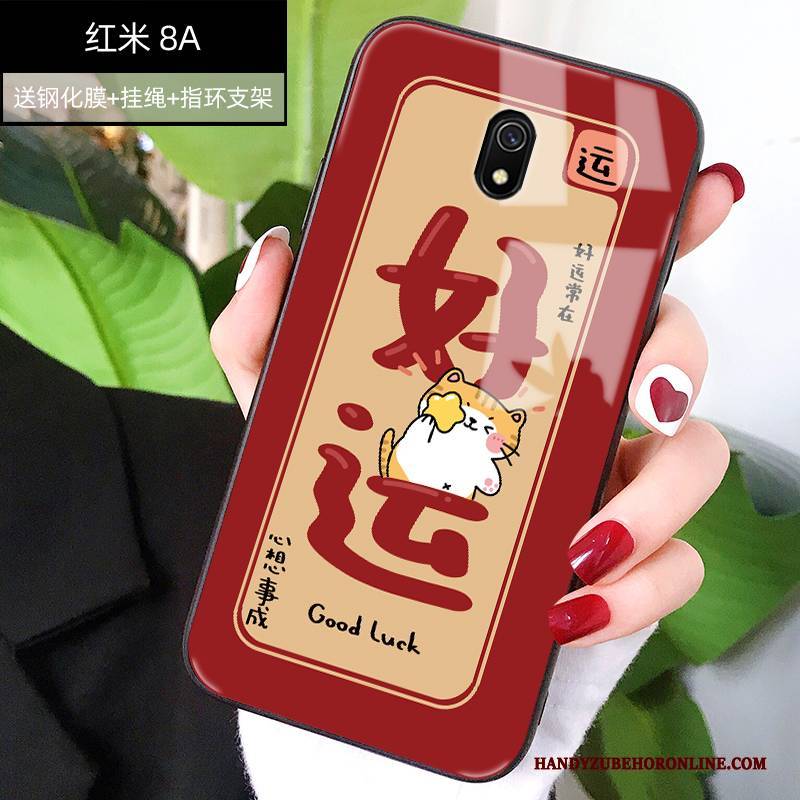 Hülle Redmi 8a Schutz Glas Groß, Case Redmi 8a Karikatur Handyhüllen Neu