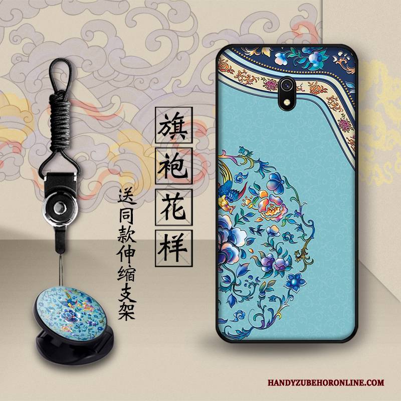 Hülle Redmi 8a Schutz Handyhüllen Rot, Case Redmi 8a Retro Trend Chinesische Art