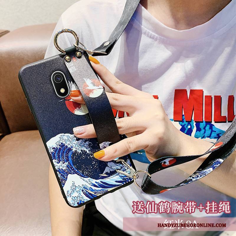 Hülle Redmi 8a Silikon Persönlichkeit Hängende Verzierungen, Case Redmi 8a Taschen Handyhüllen Ring