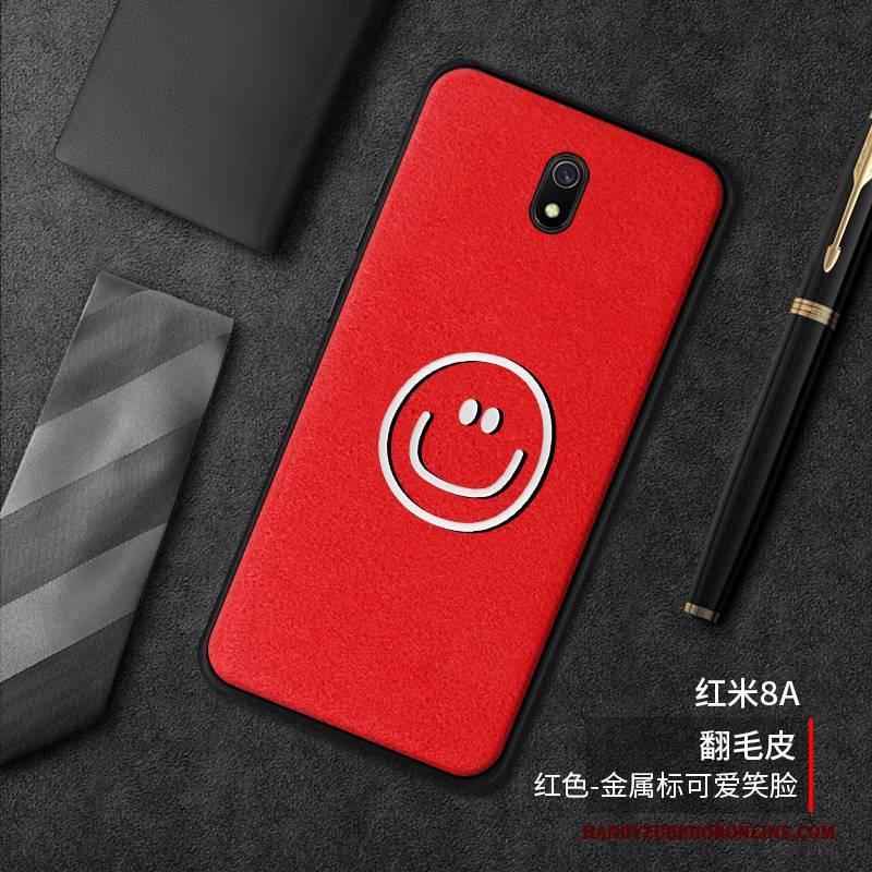 Hülle Redmi 8a Taschen Anti-sturz Mini, Case Redmi 8a Leder Trendmarke Persönlichkeit