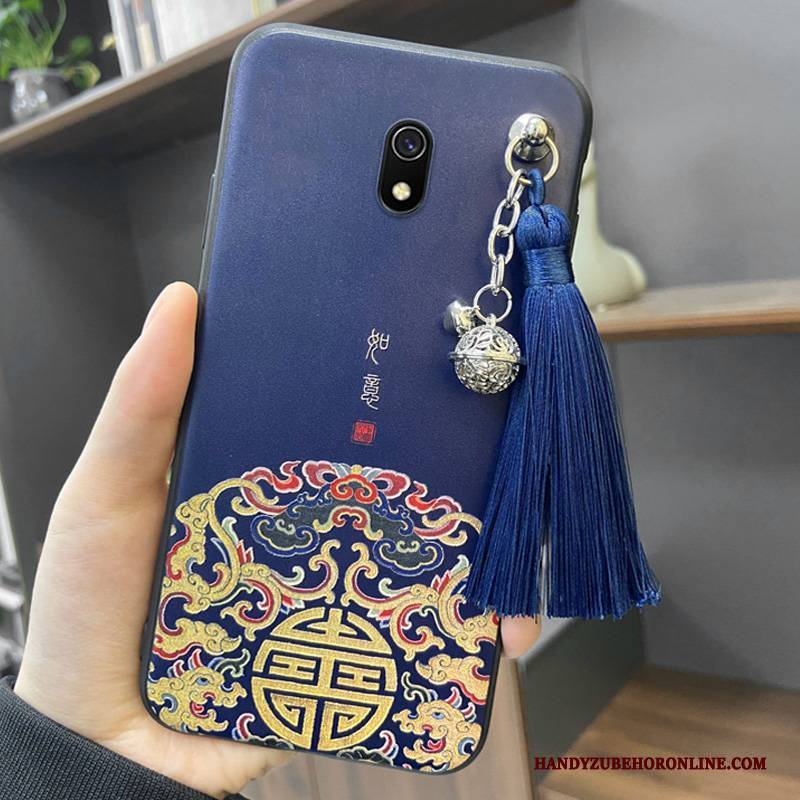 Hülle Redmi 8a Taschen Persönlichkeit Anti-sturz, Case Redmi 8a Kreativ Netto Rot Handyhüllen