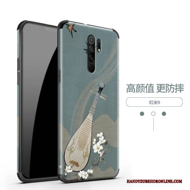 Hülle Redmi 9 Schutz Muster Mini, Case Redmi 9 Kreativ Chinesische Art Wind