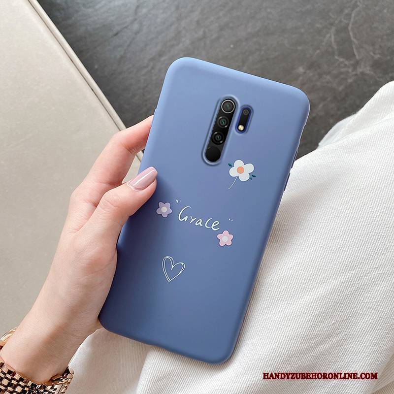 Hülle Redmi 9 Schutz Schlank Hängende Verzierungen, Case Redmi 9 Taschen Nubuck Anti-sturz