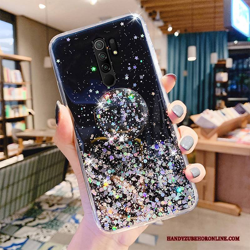 Hülle Redmi 9 Schutz Transparent High-end, Case Redmi 9 Halterung Neu Grün