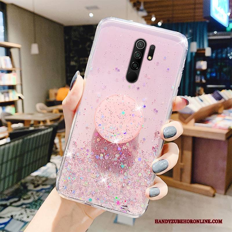 Hülle Redmi 9 Schutz Transparent High-end, Case Redmi 9 Halterung Neu Grün