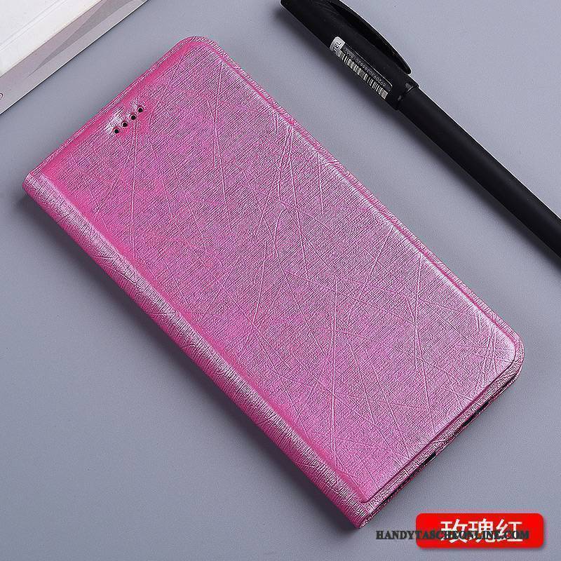 Hülle Redmi Note 4x Farbe Seide Handyhüllen, Case Redmi Note 4x Schutz Rot