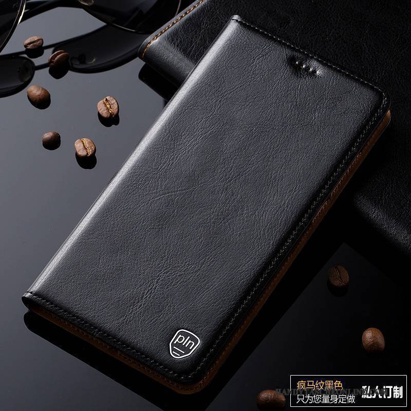 Hülle Redmi Note 4x Leder Anti-sturz Mini, Case Redmi Note 4x Schutz Rot Handyhüllen