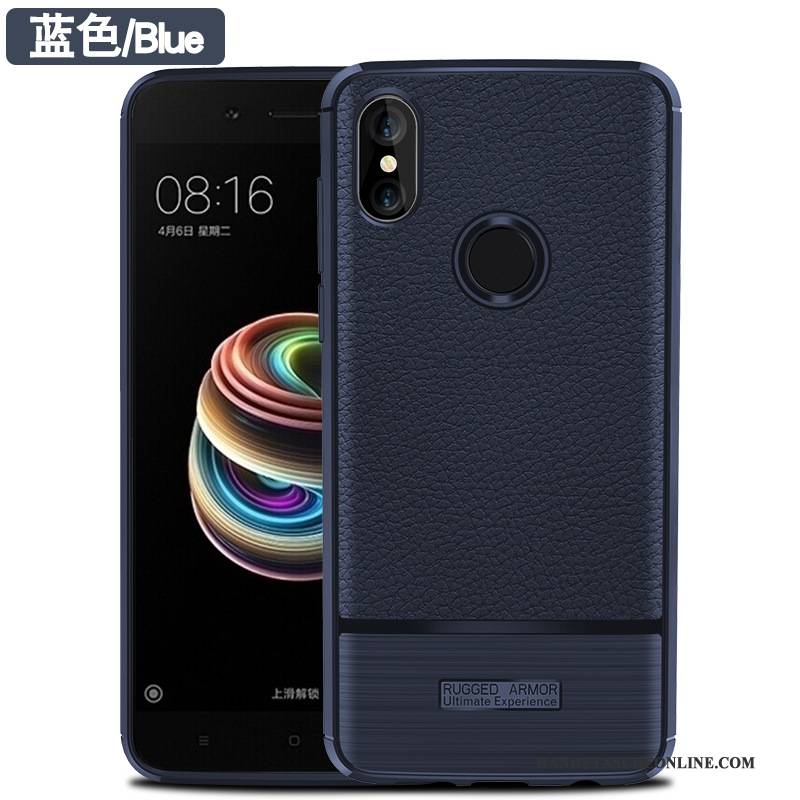 Hülle Redmi Note 5 Kreativ Schwarz Persönlichkeit, Case Redmi Note 5 Silikon Handyhüllen Rot