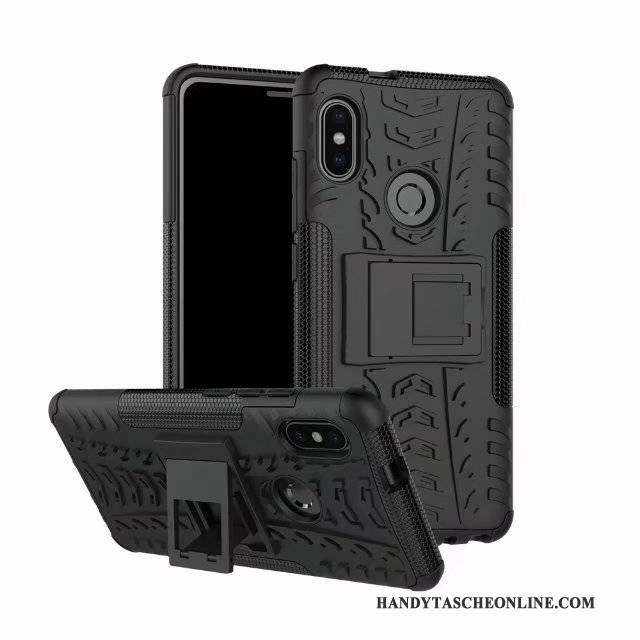 Hülle Redmi Note 5 Pro Schutz Anti-sturz Rot, Case Redmi Note 5 Pro Taschen Mini Handyhüllen