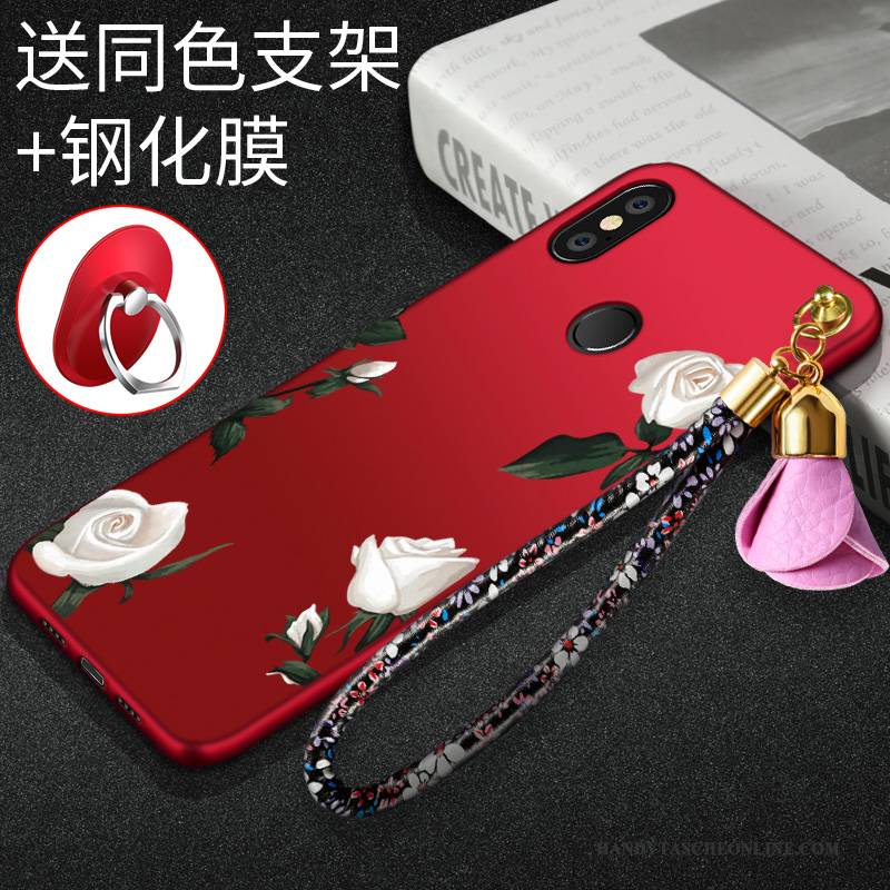 Hülle Redmi Note 5 Pro Silikon Neu Trend, Case Redmi Note 5 Pro Rot Handyhüllen