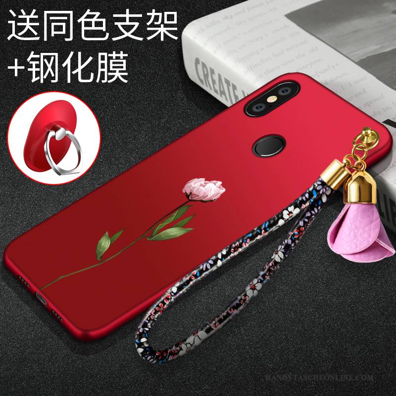 Hülle Redmi Note 5 Pro Silikon Neu Trend, Case Redmi Note 5 Pro Rot Handyhüllen