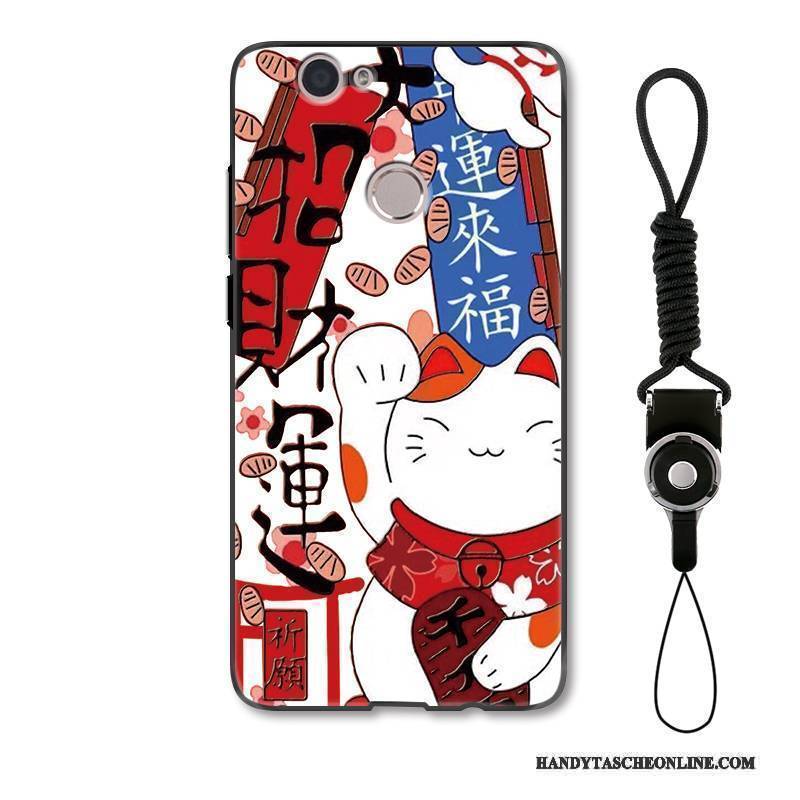 Hülle Redmi Note 5a Karikatur Nette Festlich, Case Redmi Note 5a Farbe Mini Rot