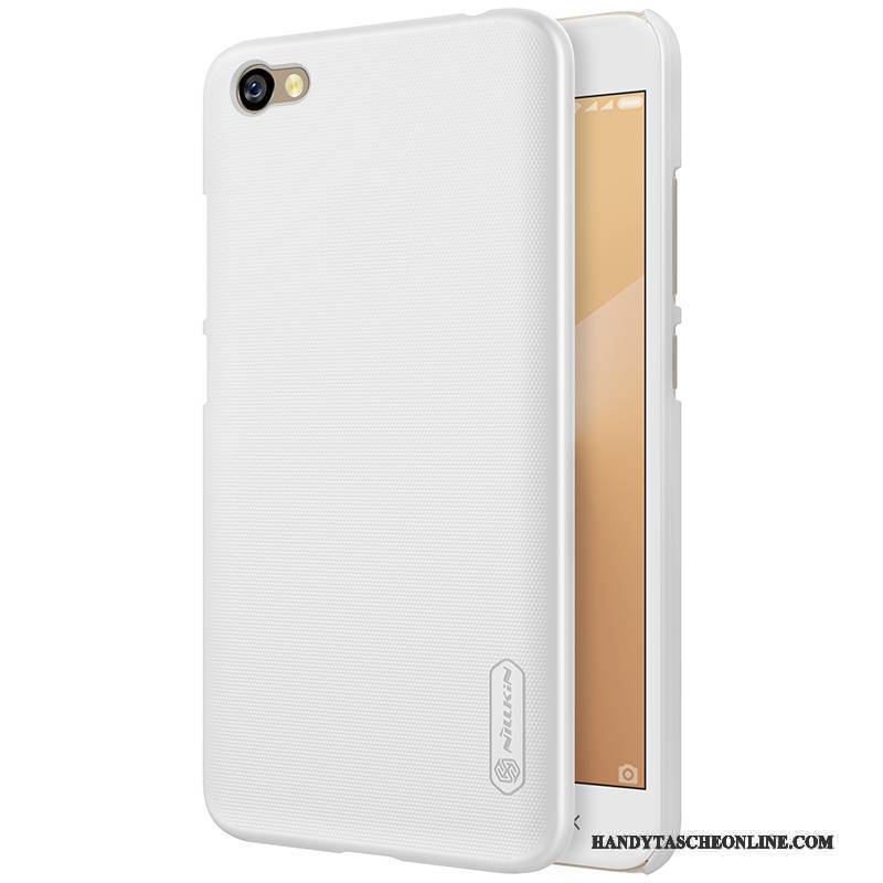 Hülle Redmi Note 5a Schutz Nubuck Gold, Case Redmi Note 5a Weiß Hoch