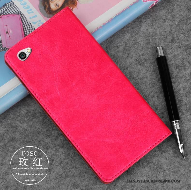 Hülle Redmi Note 5a Silikon Handyhüllen Anti-sturz, Case Redmi Note 5a Taschen Rot Gold