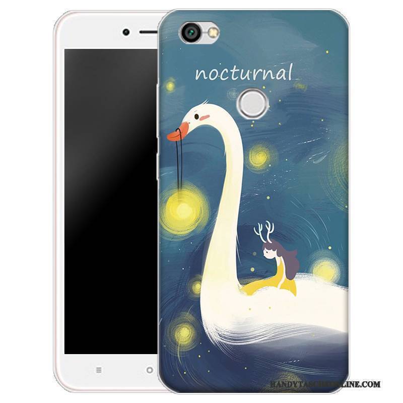 Hülle Redmi Note 5a Silikon Handyhüllen Rot, Case Redmi Note 5a Karikatur Mini Anti-sturz