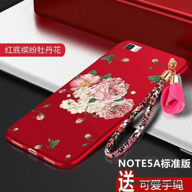 Hülle Redmi Note 5a Silikon Hoch Mini, Case Redmi Note 5a Taschen Rot Handyhüllen