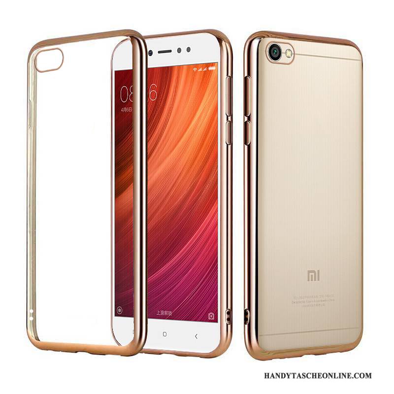 Hülle Redmi Note 5a Taschen Gold Anti-sturz, Case Redmi Note 5a Schutz Rot Mini