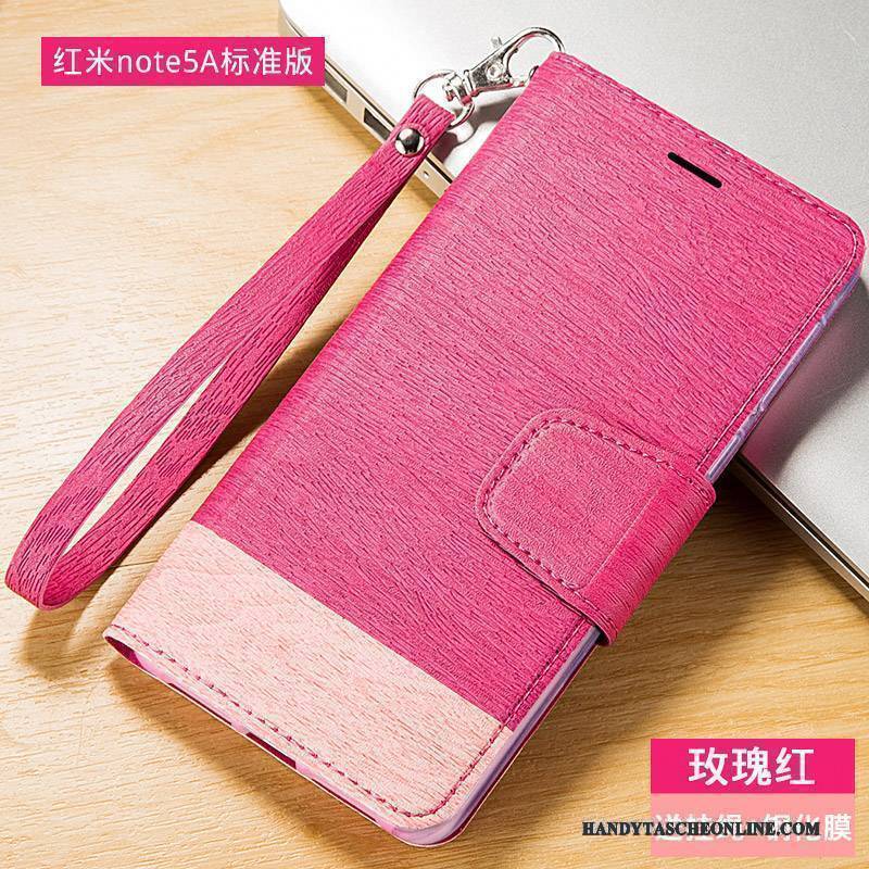 Hülle Redmi Note 5a Taschen Grau Rot, Case Redmi Note 5a Schutz Anti-sturz Mini