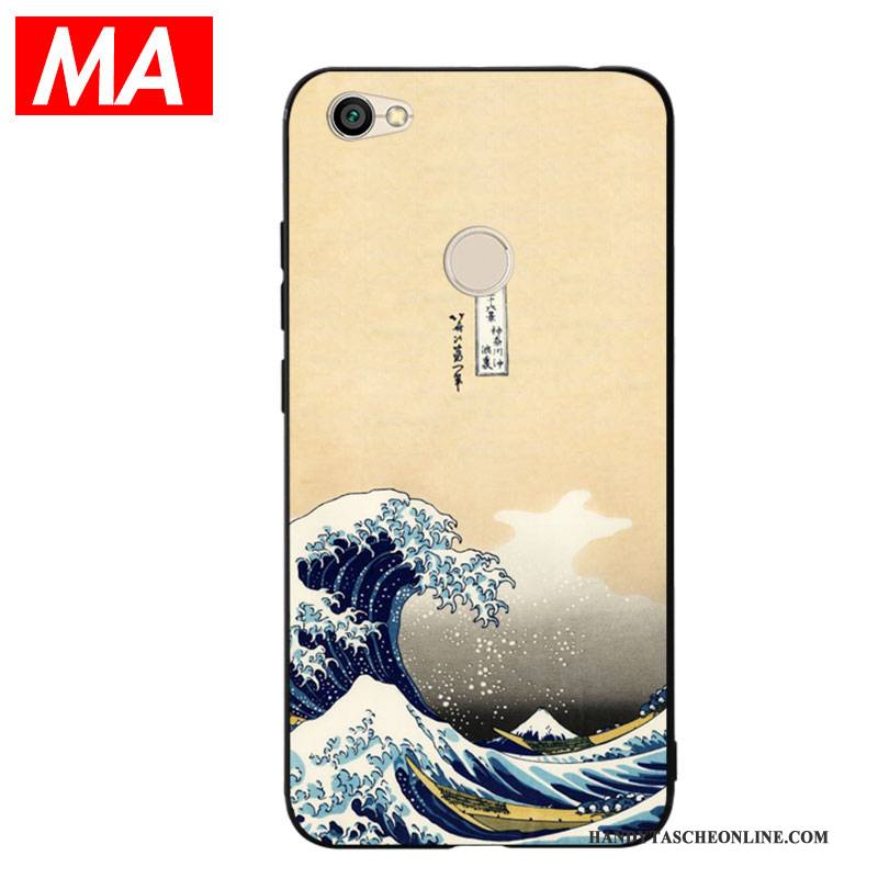 Hülle Redmi Note 5a Weiche Kunst Landschaft, Case Redmi Note 5a Silikon Hoch Gelb