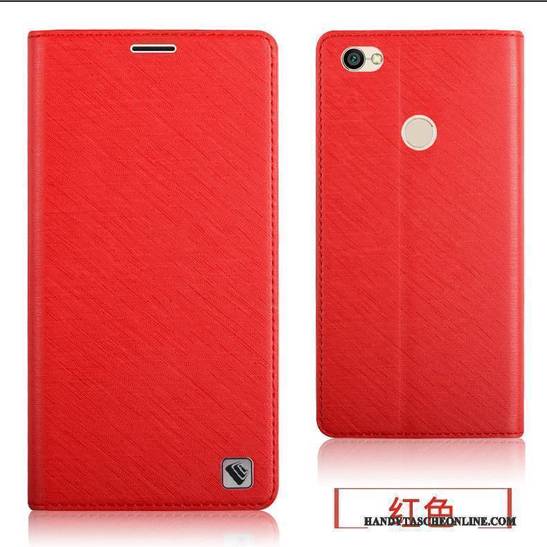 Hülle Redmi Note 5a Weiche Lila Rot, Case Redmi Note 5a Lederhülle Hoch Mini