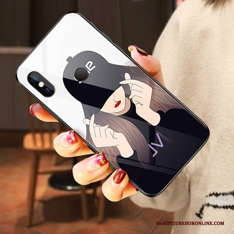 Hülle Redmi Note 6 Pro Schutz Mini Handyhüllen, Case Redmi Note 6 Pro Glas Leopard