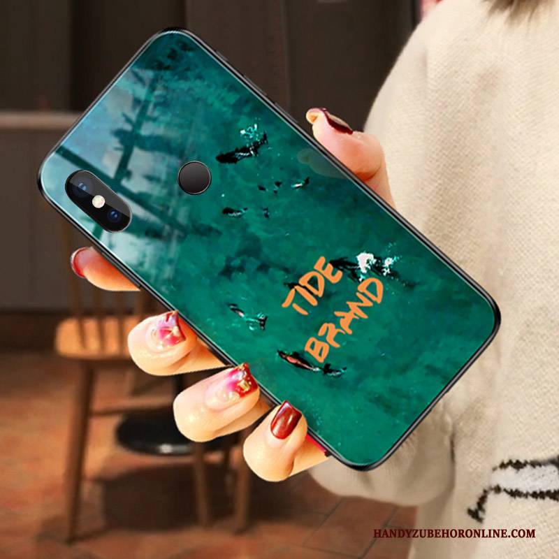 Hülle Redmi Note 6 Pro Schutz Mini Handyhüllen, Case Redmi Note 6 Pro Glas Leopard