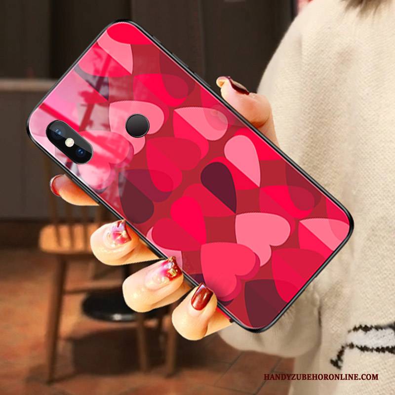 Hülle Redmi Note 6 Pro Schutz Mini Handyhüllen, Case Redmi Note 6 Pro Glas Leopard