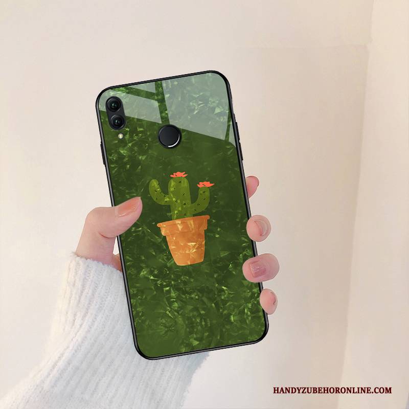 Hülle Redmi Note 7 Karikatur Schlank Grün, Case Redmi Note 7 Silikon Nette Rot