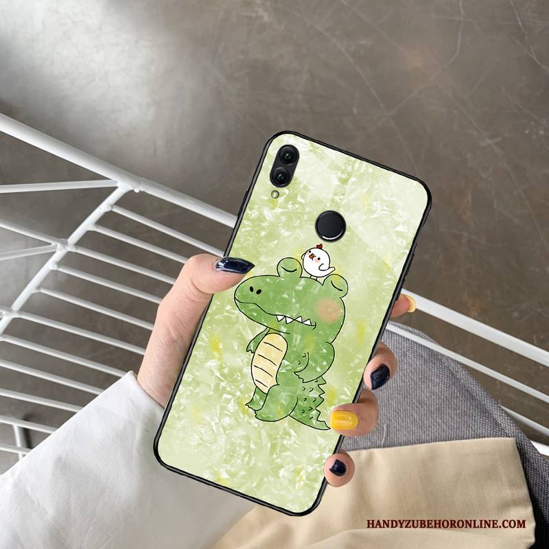 Hülle Redmi Note 7 Karikatur Schlank Grün, Case Redmi Note 7 Silikon Nette Rot