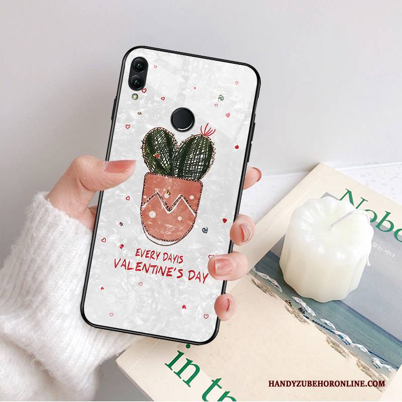 Hülle Redmi Note 7 Karikatur Schlank Grün, Case Redmi Note 7 Silikon Nette Rot