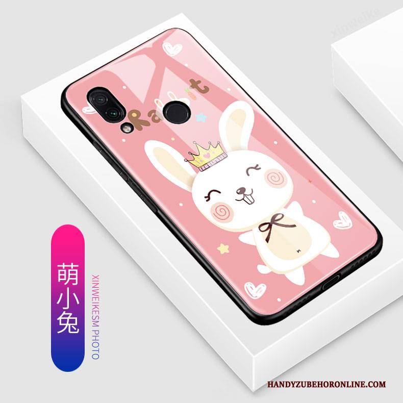 Hülle Redmi Note 7 Schutz Nette Handyhüllen, Case Redmi Note 7 Karikatur Glas Persönlichkeit